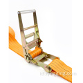 4 inci 10tons aluminium handle ratchet lashing strap